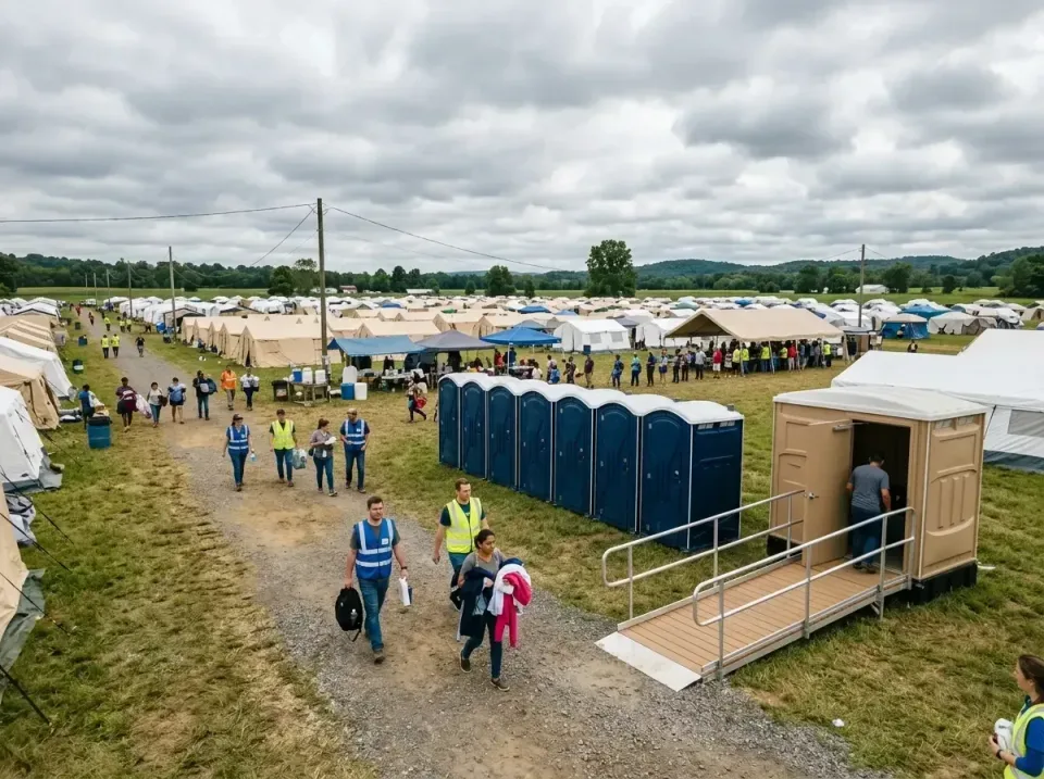disaster-relief-camp-restrooms-010 — frequently asked questions, Dumpster & Portable Bathrooms Rental in Welcome, SC